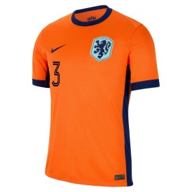 Holland De Ligt 3 Hjemme EM 2024 - Fodboldtrøjer (S/S)